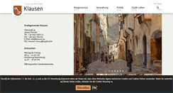 Desktop Screenshot of gemeinde.klausen.bz.it