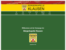 Tablet Screenshot of musik.klausen.it